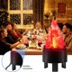 thumbnail image 3 of 3D Fake Flame Light Electric Campfire Artificial Flickering Fire Effect Decor, 3 of 5