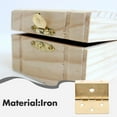 thumbnail image 4 of HINTRMENT 10Set Golden Iron Hinge for Furniture Assembly Replacement Cabinet Hinges 2.3X1.7X0.8In, 4 of 5