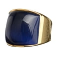 thumbnail image 1 of Sonducket Anillo de acero inoxidable para mujer, moda de cumpleaños, boda, fiesta nupcial, tienda, fecha escolar, joyería de viaje para mujer Ropa, zapatos y accesorios Miscelánea Azul oscuro Sonducket AP014986-08, 1 of 6