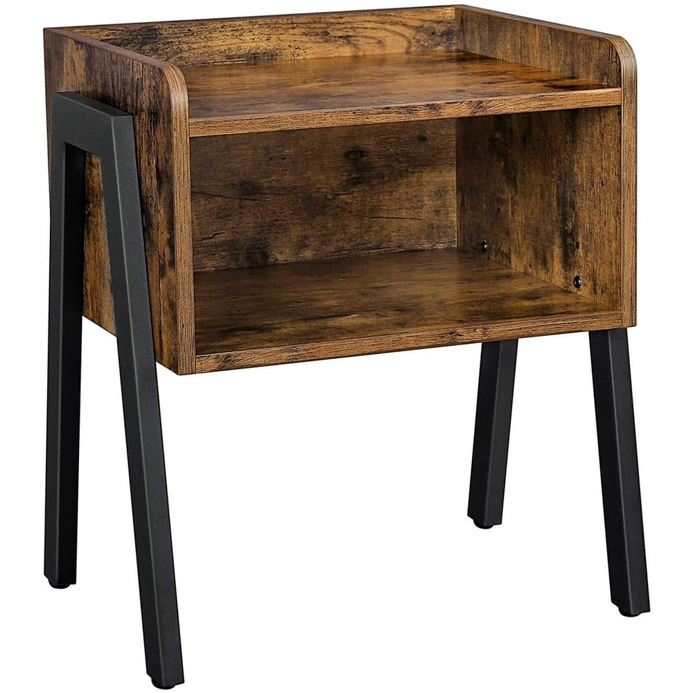 UBesGoo Stackable Nightstand, Industrial End Table Side Table for Small