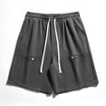 thumbnail image 2 of IROINNID Men's Athletic Shorts, Favorite Cotton Jersey Shorts,Pull-On Shorts with Pockets,Gym Shorts, 2 of 4