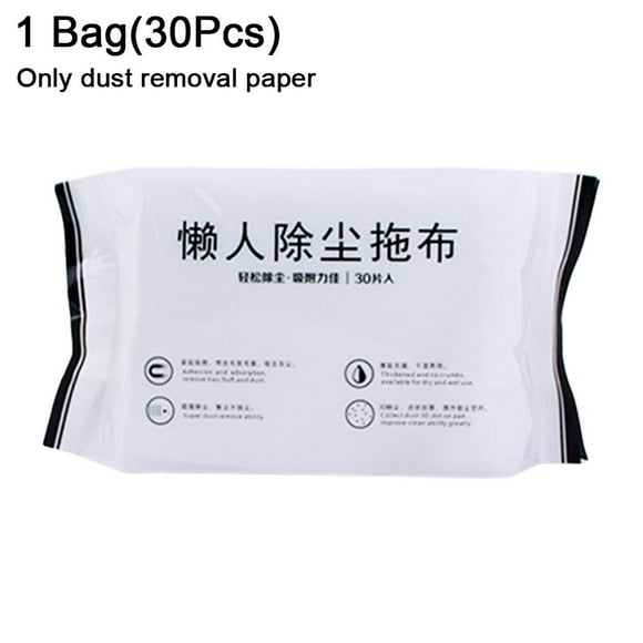 AYFFDIYI 30pcs Disposable Electrostatic Dust Removal Mop Paper Home Cleaning Cloth