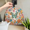 thumbnail image 5 of HELLHERO Polyester Canvas Teapot Dust Cover Ornate Butterfly and Florals Easy to Clean Protector for Novelty Gift, 5 of 8