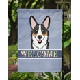 thumbnail image 3 of Carolines Treasures BB1441GF Tricolor Corgi Welcome Flag Garden Size, 3 of 3