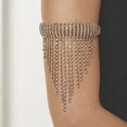 thumbnail image 3 of Brazalete de brazo,Brazalete con diamantes de imitación en la parte superior del brazo Cadena con borlas,Brazalete de brazo Brazalete Cadena de cuerpo Joyas Fernando Brazalete de brazo, 3 of 7