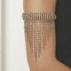 thumbnail image 3 of Brazalete de brazo,Brazalete con diamantes de imitación en la parte superior del brazo Cadena con borlas,Brazalete de brazo Brazalete Cadena de cuerpo Joyas Yinane Brazalete de brazo, 3 of 7