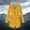 Yellow-C, variant on Daiosportswear Rain Jacket for Women Waterproof Hooded Trench Coats Lined Windbreaker Travel Outdoor Raincoat Yellow-C