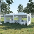 thumbnail image 2 of Outsunny Large 10' x 20' Party Tent, Events Shelter Canopy Gazebo with 4 Removable Side Walls for Weddings, Picnic, White, 2 of 10