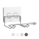 thumbnail image 2 of Injueey Estante para soplador de aire, soporte para secador de pelo plegable montado en la pared, estante de almacenamiento de acero inoxidable para Juegos de accesorios de baño No.02 Injueey HA007733-02, 2 of 6
