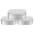 thumbnail image 1 of SKISUNO 3Pcs Shower Sponge Box Portable Aluminum Case for Small Items, 1 of 7