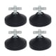 thumbnail image 4 of 4x Niveladores de patas para mesa de billar, parte de mesa de fútbol, nivelador de base para patas de muebles, tapete de pie ajustable antirayaduras,, 4 of 9