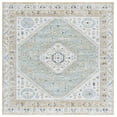 thumbnail image 2 of SAFAVIEH Bayside Sherwood Oriental Polyester Area Rug, Gold/Green, 6'7" x 6'7" Square, 2 of 12