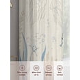 thumbnail image 6 of Blue Seahorse Coastal Sheer Curtains 84 Inch Length 2 Panels for Living Room, Summer Beach Nautical Ocean Coral Vintage Voile Kitchen Curtain Set, Luxury Privacy Drapes Window Treatment for Bedroom, 6 of 7