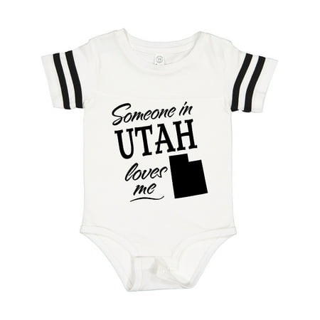 

Inktastic Someone in Utah Loves Me Gift Baby Boy or Baby Girl Bodysuit