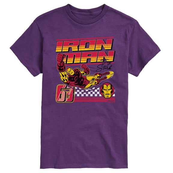 Marvel Iron Man - Racing - Men's Short Sleeve Graphic T-Shirt