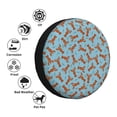 thumbnail image 4 of Pofeuu Funny Lobsters Print Spare Tire Wheel Cover for Car Truck SUV Camper Universal Fit Spare Tire Cover RV Spare Tire Covers-15 inch, 4 of 6