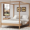 Natural, variant on Wood Canopy Bed Frame King Size/Mattress Foundation with Wood Slats Support/No Box Spring Needed/Easy Assembly/Natural