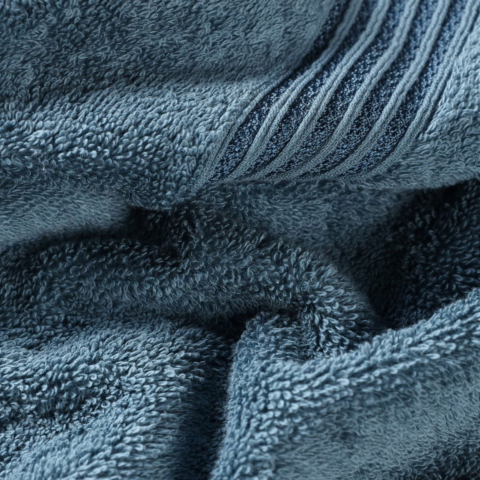Superior Egyptian Cotton Absorbent Sapphire Bath Towel Set of 4