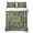 Green, variant on King Quilt Set 96''x106'', Aqua Stripe Lightweight Bedspread Coverlet Set with 2 Pillow Shams, Ombre Grey Moire Geometric Modern Abstract Breathable All Season Quilt Bedding for Bedroom/Guest Room