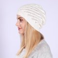 thumbnail image 6 of Womens Winter Warm Knit Beanie Hats Slouchy Skull Cap, 6 of 7