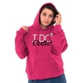 thumbnail image 4 of I Do Crew Funny Bachelorette Party Hoodie Sweatshirt Women Brisco Brands S, 4 of 6
