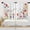 Watercolor Floral, variant on LQCrafK Floral Herbs Flower Kitchen Curtains, Botanical Colorful Vintage Short Window Curtains Set of 2, Window Treatment Tier Curtains for Kitchen Over Sink Dining Room Decor (27.5x36 Inch)
