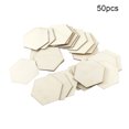 thumbnail image 3 of Piezas de madera hexagonal Piezas Sin terminar Signos Pulidos Decoraciones de Wedding Decoration Decoration Decoration para los paquetes de DIY 50 Vogacara HA012611-00, 3 of 7