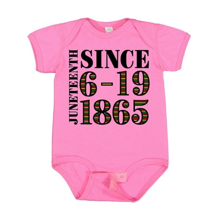 

Inktastic Juneteenth Since 6-19-1865 Gift Baby Boy or Baby Girl Bodysuit