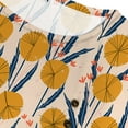 thumbnail image 3 of CLOOCL Short Sleeve Blouse Floral 3D Printed T-Shirt Summer Yellow Tops Oversized, 3 of 6