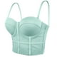 thumbnail image 1 of Faja moldeadora de cintura para mujer, de malla elástica, con diseño de espiga, con tirantes en el interior y el exterior., 1 of 5