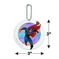 thumbnail image 6 of Superman Three Color Sky Round Luggage ID Tag Card Suitcase Carry-On, 6 of 8