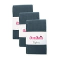thumbnail image 2 of 3 Pair Multipack Womens Coloured Opaque 80 Denier Tights | Sock Snob | Plain Block Colour Tights, 2 of 2