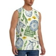 thumbnail image 2 of Daiia Vintage Utensils Printed Men's Tank Tops,Casual Soft Sleeveless Gym Muscle Shirts Bodybuilding Tee-Small, 2 of 8