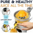 thumbnail image 2 of Eurolux Die Cast Stainless Steel Electric Citrus Juicer for Orange, Lemon, Grapefruit, 300 Watt, 2 of 10