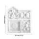 thumbnail image 3 of Wmhnj Molde de silicona flexible para hacer velas, jabones y resina epoxi, forma de casa y rbol 3D, apto para uso alimentario, kit de manualidades con adornos de 1 pieza., 3 of 9