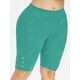 thumbnail image 2 of Además de pantalones hasta la rodilla tamaño de calado Rosegal Leggings de talla grande, 2 of 5
