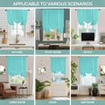 thumbnail image 6 of Tie Up Curtains for Windows Turquoise Stripes Valance Adjustable Balloon Curtain Classic Vertical Striped Tie Up Shades for Kitchen Living Room Bedroom Privacy Curtain Drape 34x45 Inch, 6 of 9