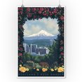 thumbnail image 2 of Rose Garden, Portland, Oregon (9x12 Wall Art Print, Home Decor), 2 of 3