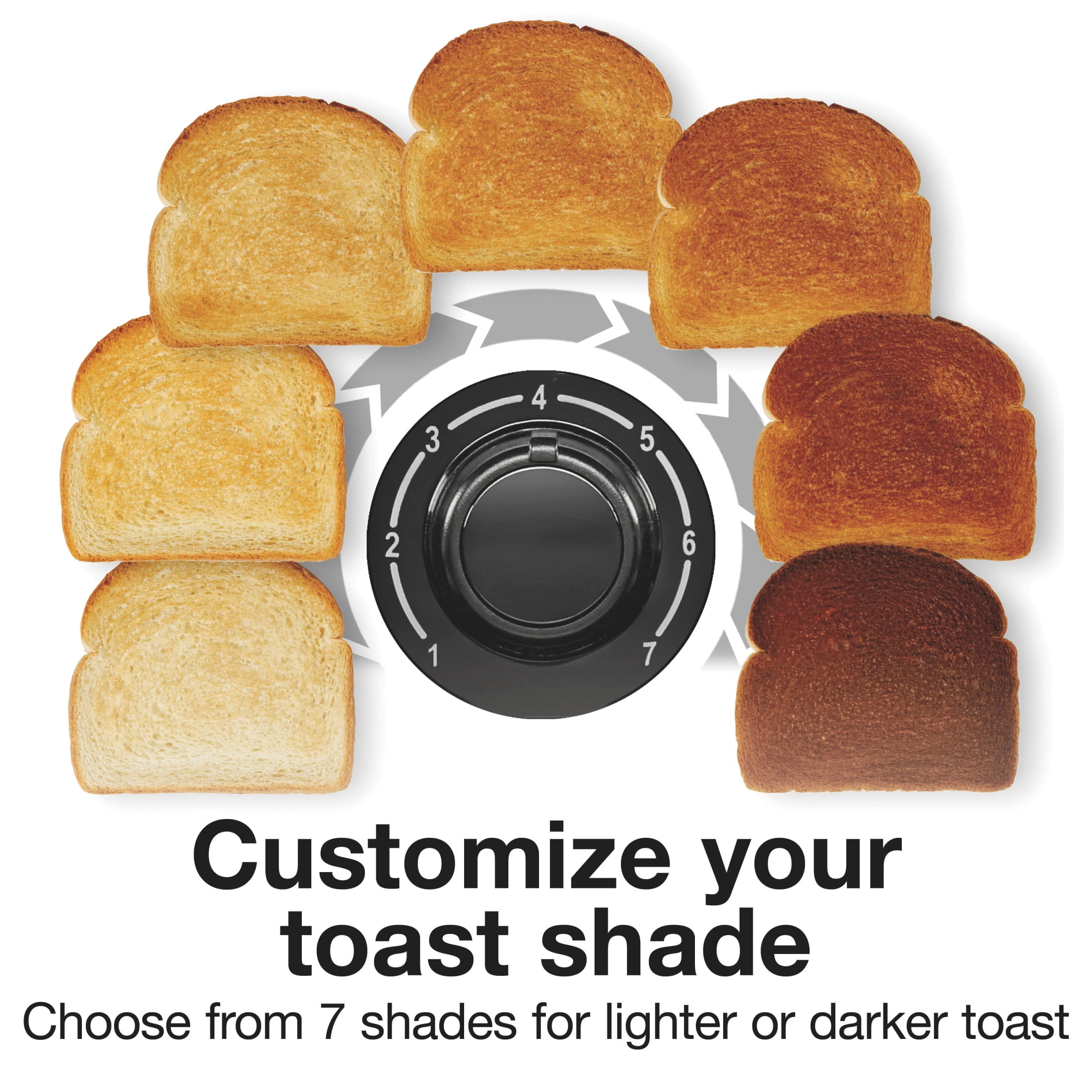 Proctor Silex 4-Slice Toaster with Extra-Wide Slots, Toast Boost, and Removable Crumb Tray, Black