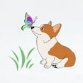 thumbnail image 2 of CafePress - Corgi With Butterfly Body Suit - Long Sleeve Cotton Baby Bodysuit, 2 of 4