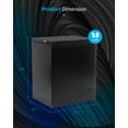 thumbnail image 3 of Muhub 5.0 Cu ft Deep Freezer, Chest Freezer with Adjustable Temperature, Top Open Door, Black, 3 of 7