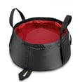 thumbnail image 1 of Cubo plegable para Picnic, verduras, viaje, baño de pies, lavabo para pies, lavabo con bolsa, cubo de pesca portátil (rojo), 1 of 5