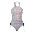 Akiihool Women Swimsuits 2 Piece Womens Tankini Bathing Suits Twsit Front High Waisted 2 Piece