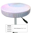 thumbnail image 4 of Haiem Rainbow Cushion Round Bar Chair Seat Cover Bar Chair Cushion Covers Elastic Washable Bar Chair Cover,Protects from Scratches and Stains-12 inch, 4 of 7