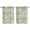 Green, variant on Sage Green Leaves Kitchen Curtains Small Short 39 Inch Length, Vintage Abstract Art Botanical Grommet Top Bedroom Living Room Curtains, Light Filtering Cafe Curtain Drapes 2 Panels Set 55''x39''