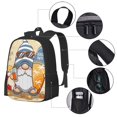 thumbnail image 3 of Balery Hello Summer Cute Gnome Backpack for Men and Women - Durable 600D Oxford Cloth -Large Capacity, Water-Resistant School, Travel, and Hiking Bag, 3 of 7
