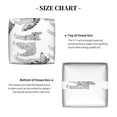 thumbnail image 5 of Naloa German Shepherd Dog Tissue Box CoverLeather Tissue Holder Square Facial Tissue Case Facial Paper Organizer Dispenser for Bathroom, Vanity Countertop, Tabletop, Car, 5 of 8