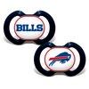BabyFanatic Officially Licensed Unisex Pacifier 2-Pack - NFL Buffalo Bills