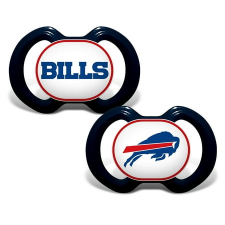 BabyFanatic Officially Licensed Unisex Pacifier 2-Pack - NFL Buffalo Bills
