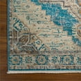 thumbnail image 6 of Addison Rugs Essex 3'1" x 5'4" Replica Heriz Fabric Area Rug in Blue, 6 of 12